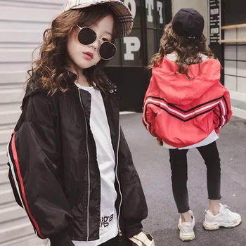 

Girl Jacket 2018 Spring And Autumn Dress New Pattern Korean Baseball Unlined Upper Garment In Will Child Fashion