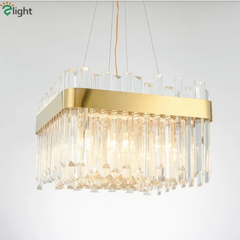 

Luxury Foyer E14 Led Pendant Lights Gold Metal Glass Led Pendant Lamp Living Room Modern Adjustable Led Hanging Lamp Fixtures