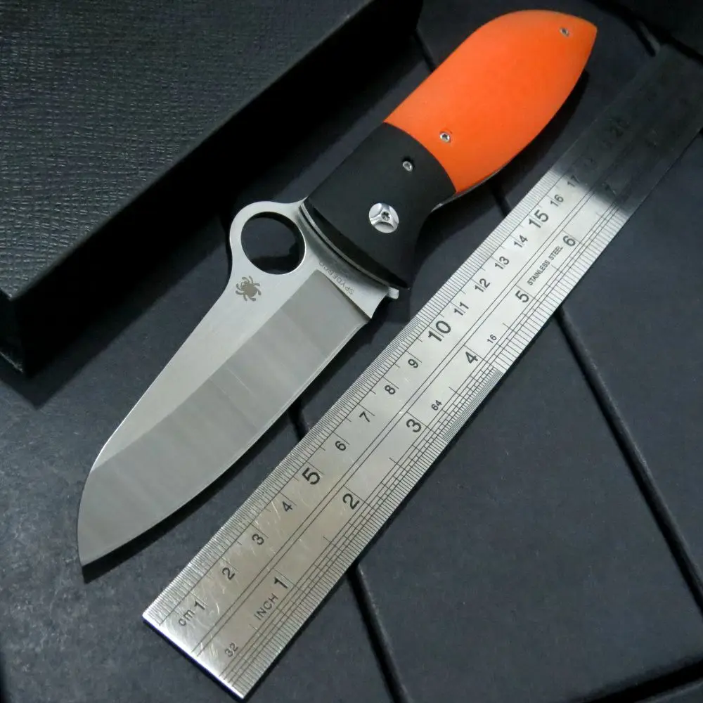 

Hot EDC Outdoors Tool C184 Folding knife 9CR18MOV Blade G10 Handle Hunting C184GPOR Knife Camping Survival Pocket Knife