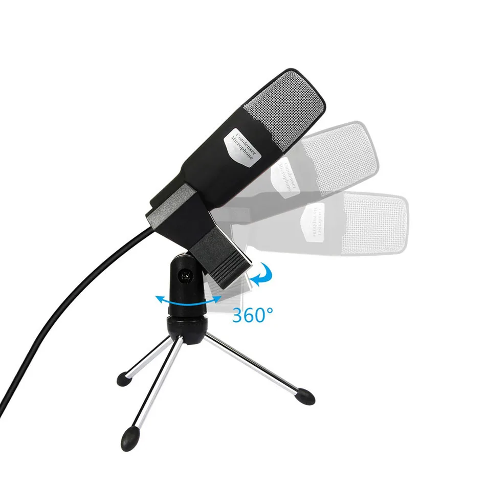 USB конденсаторный микрофон KEXU Студийный с амортизирующим креплением мини для
