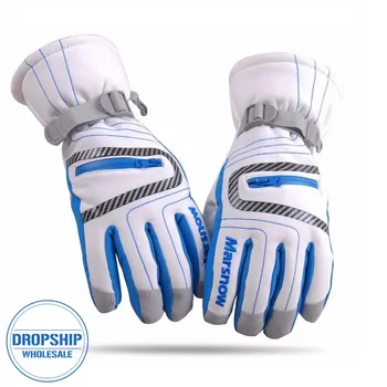

High Quality Ski Gloves Waterproof Warm Unisex Hockey Gloves Winter Outdoor Sport Mountain Skiing Snowboard Gloves for Women Kid