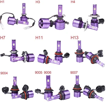 

Huiermeimi Car LED Headlight Bulb 90W 6000K Automobile Fog Light spotlights auto Headlamp Bulb H4 led H3 H11 9006/HB4 H7 H13