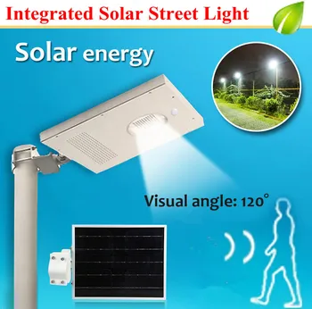 

12V 5W 8W 12W 15W 20W Energy Saving Solar LED Street Light Road Garden Park Light with Sensor Outdoor Integrated LED Light