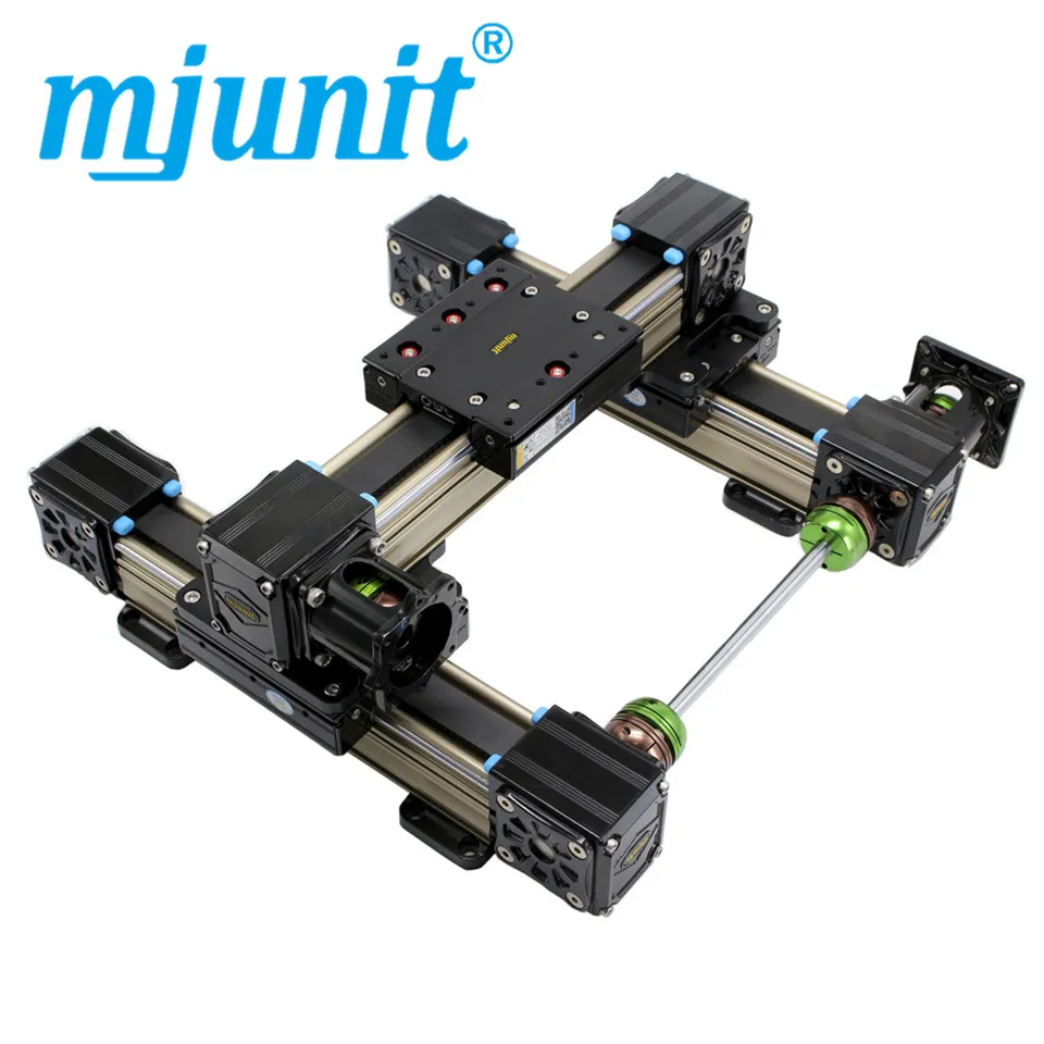 

mjunit automatic shoe material line marking machine guide rail gantry 3 axis xyz module slide table high-speed silent linear