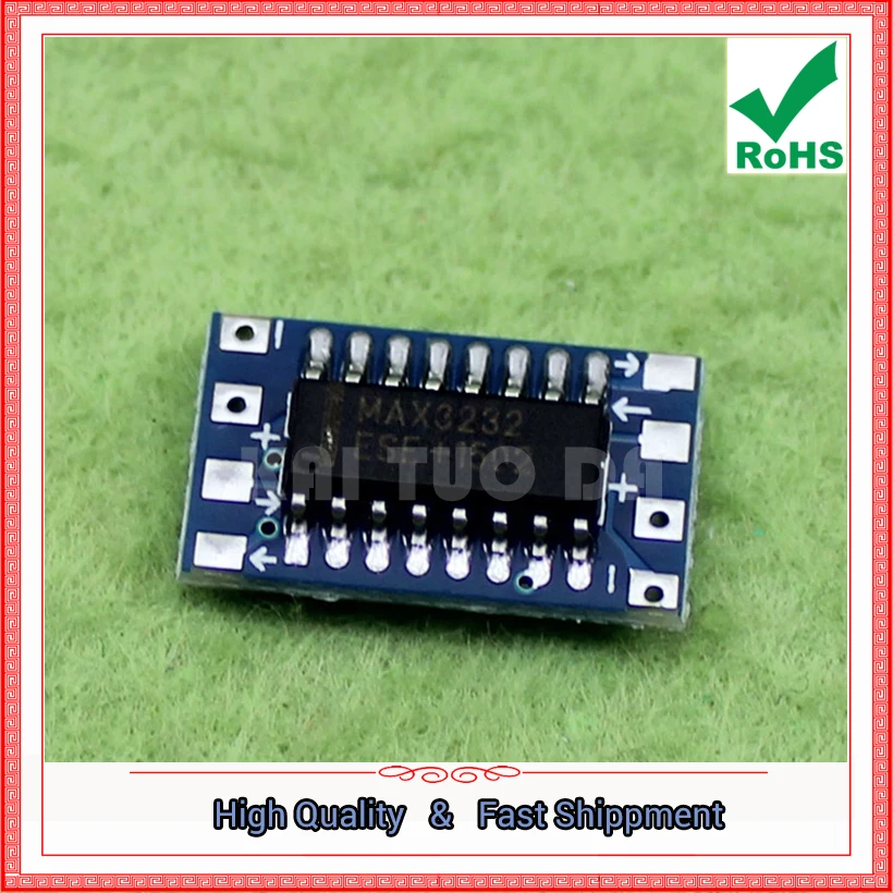 MCU mini RS232 MAX3232 плата для преобразования уровня TTL модуля последовательного