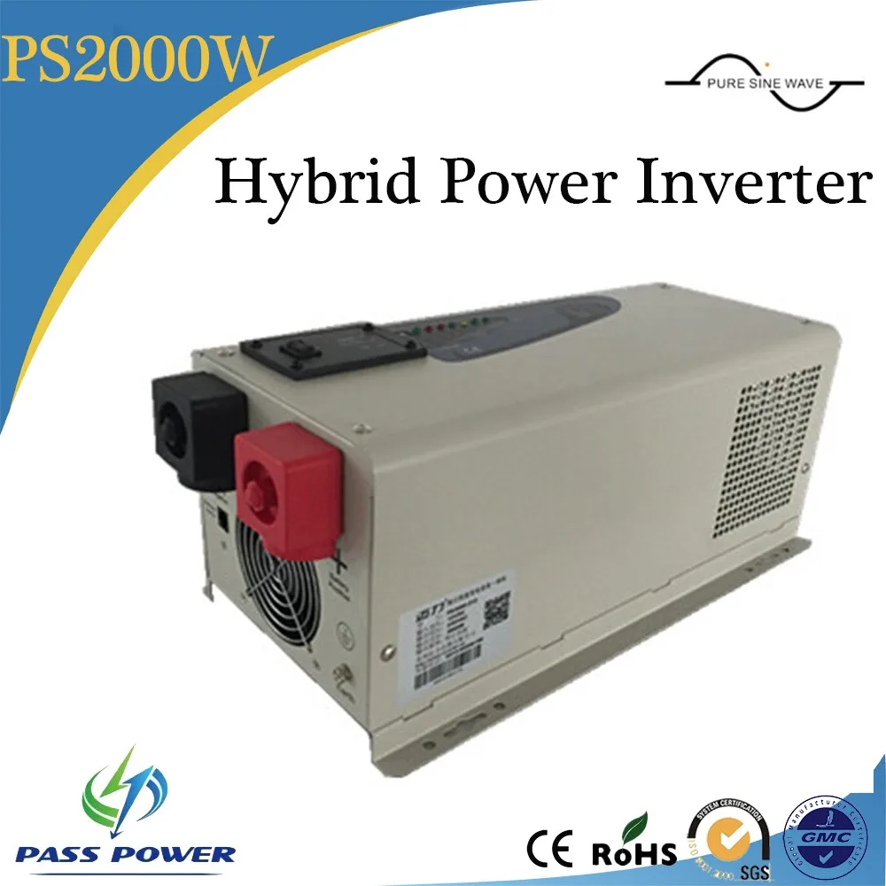 Гибридный инвертор от сетки 2000 Вт DC12V/24 В до AC110V 240V низкочастотный Вт|power inverter