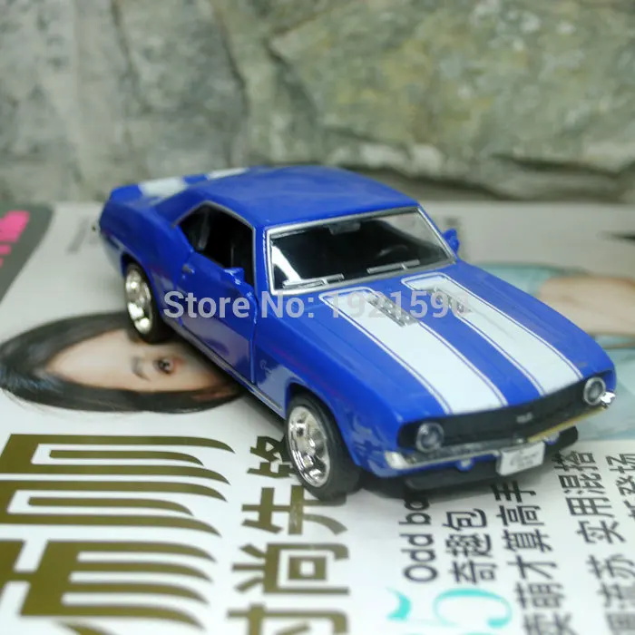 UNI 1/36 масштабные автомобильные игрушки 1969 Chevrolet Camaro SS винтажная литая под давлением металлическая модель автомобиля игрушка для коллекции/подарка/детей