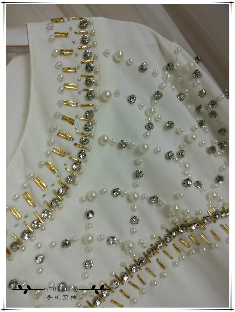 Cakucool женская летняя винтажная блузка с короткими рукавами, шифоновая блуза с бисером, свободные богемные блузки с вышивкой и блестками, топы Femm