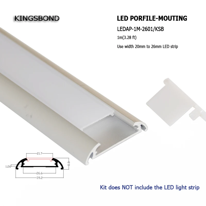 

10PCS*1M waterproof cover aluminum LED profile for floor led aluminium slot for led strip light