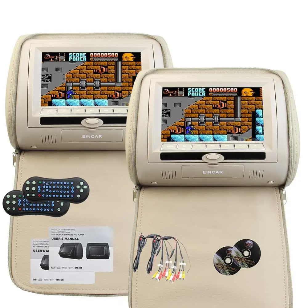 Clearance 7 " Widescreen LCD Car Headrest Monitor Dual DVD Player Screen built-in IR FM Transmitter Car Entertainment SystemRemote Control 2 Clearance 7 " Widescreen LCD Car Headrest Monitor Dual DVD Player Screen built-in IR FM Transmitter Car Entertainment SystemRemote Control 2