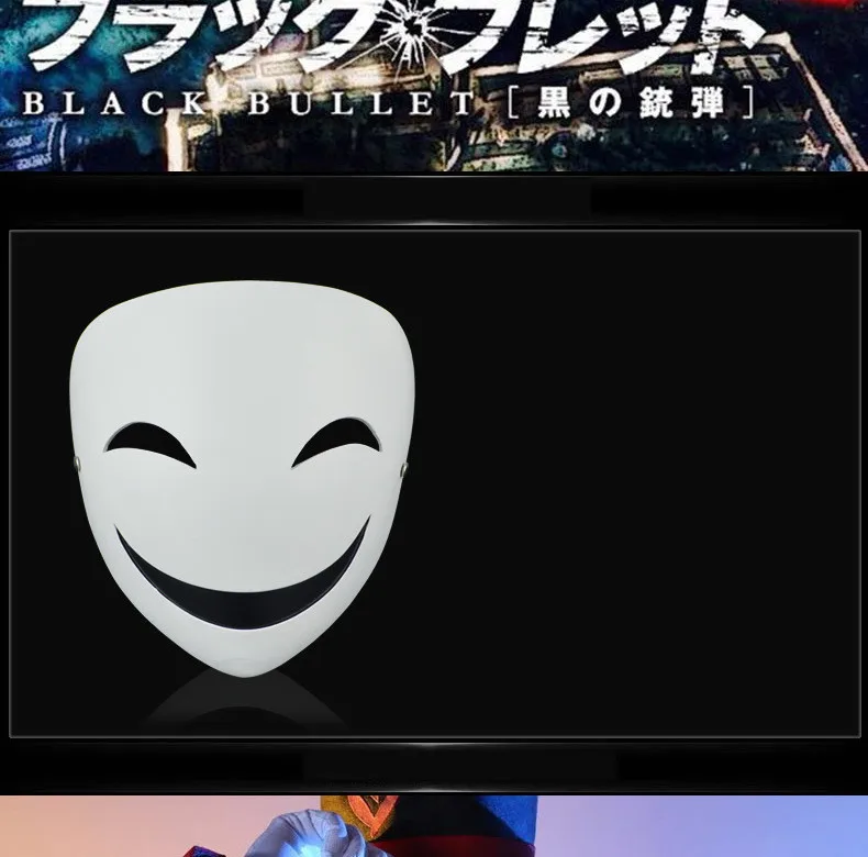 Diffuse Cosplay Mask Dark Bullets Scorpion Shadow Smiley Evil Clown Mask Halloween Masquerade Horror Mask A8A62 (4)