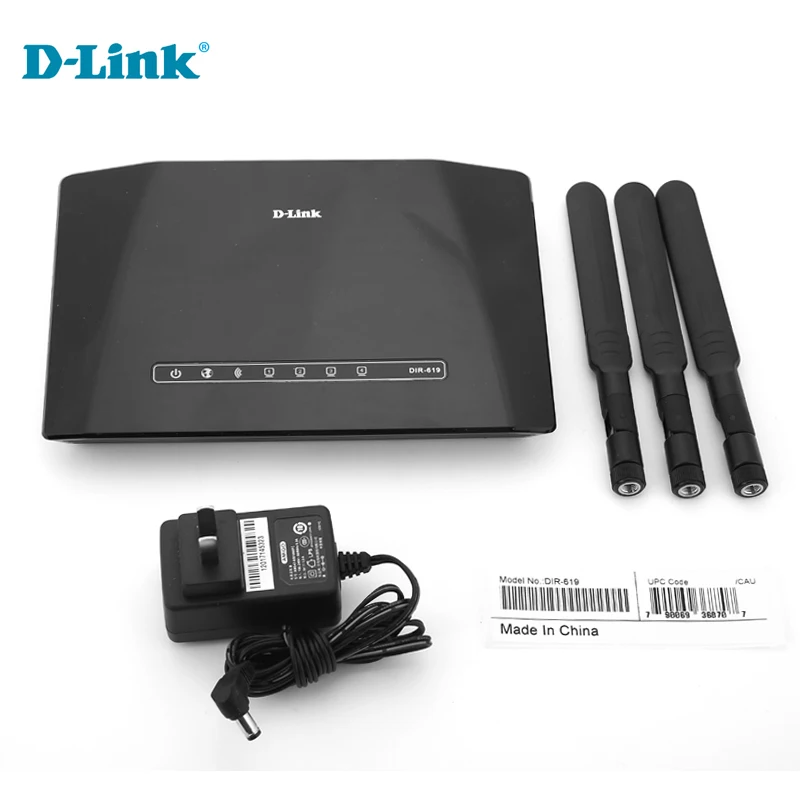 300M English Firmware D-LINK DIR-619 High Power Home Plug Router Signal Express Wifi Firewall RJ45,802.11b/g/n Wireless Router