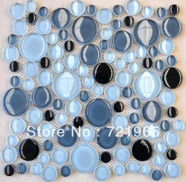 Round Shaped Gl Mosaic Tile Kitchen Backsplash Cgmt031 Pebble Round Shaped Gl Mosaic Tile Kitchen Backsplash Cgmt031 Pebble Wall Tiles Blue