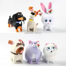 13-27CM The Secret Life Of Pets Cotton Movie Plush Toys Max Snowball Gidget Mel Chloe Buddy Animals Doll Stuffed Toys Baby Gift
