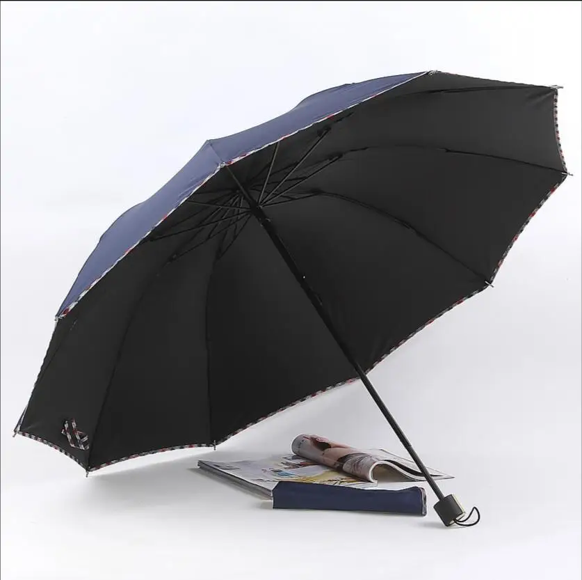 Cheap Sale Rain Umbrella Folding Waterproof Umbrella For Men UV Anti