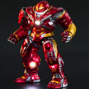

20cm Avengers Infinity War Hulkbuster Mark 49 LED Light Model Toy PVC New Collectible Hulkbuster Action Figures Toys Gift