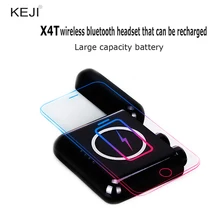 X4T TWS Touch Sem Fio Bluetooth 4,2 Fones de Ouvido Estereo de charege 5200 мАч Microfone Para Todos telefone inteligente