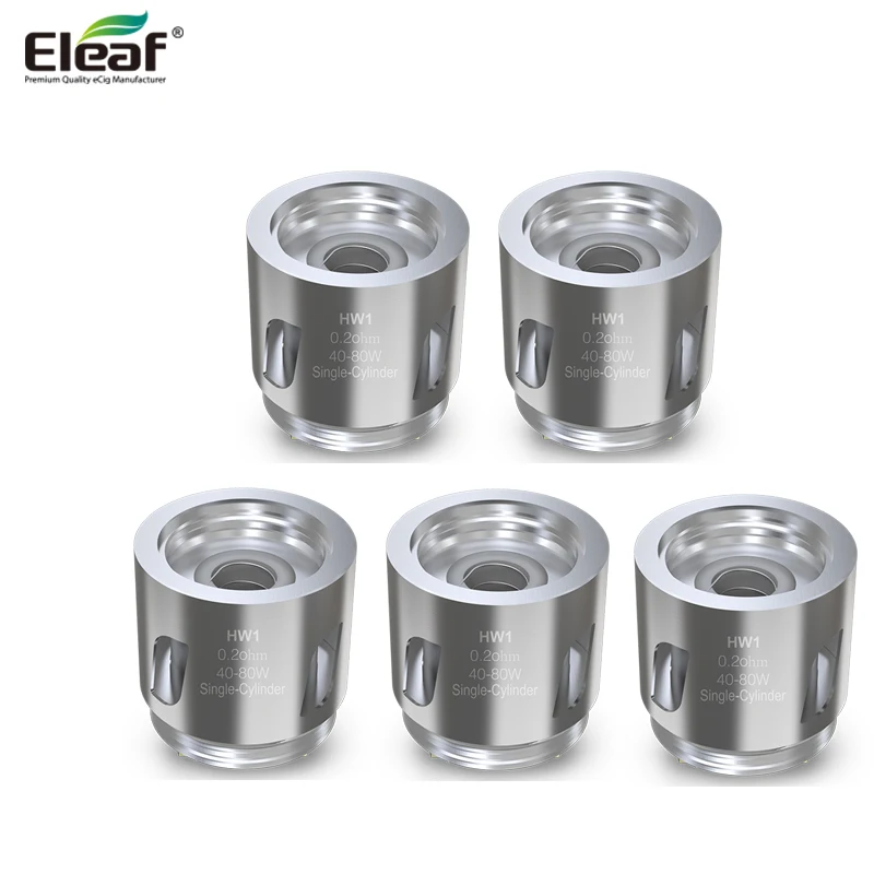 

5pcs/lot Eleaf HW1-C Single-Cylinder 0.25ohm Coil Head HW1 HW2 HW3 HW4 For Ello iStick Pico 21700,NexGen ELLO/ELLOA TS Atomizer