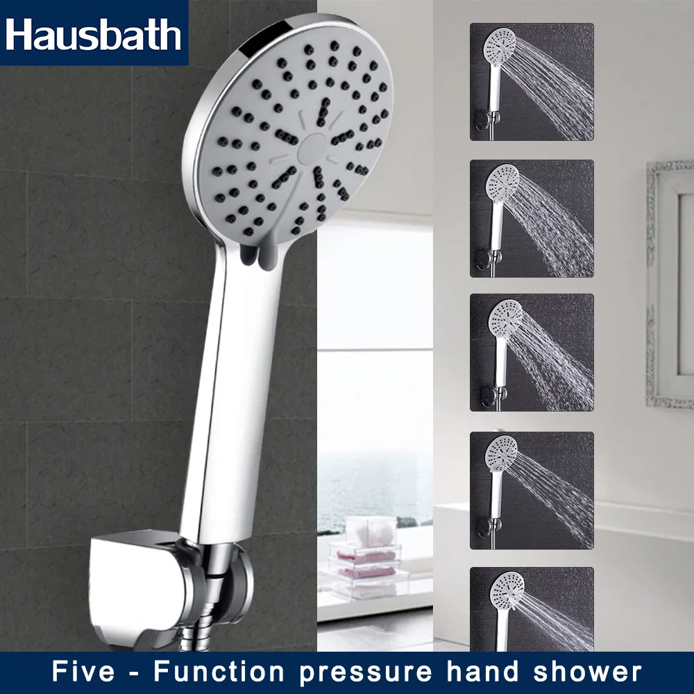 High Pressure 5 Function Shower Head Hand Water Saving Bathroom Rainfall Easy Clean Spray | Обустройство дома