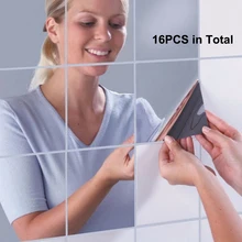 Coat wall de sticker contact-paper mirror parede mirror roll self adhese Bathroom Accesory Desktop Wallpaper grohes home Decora