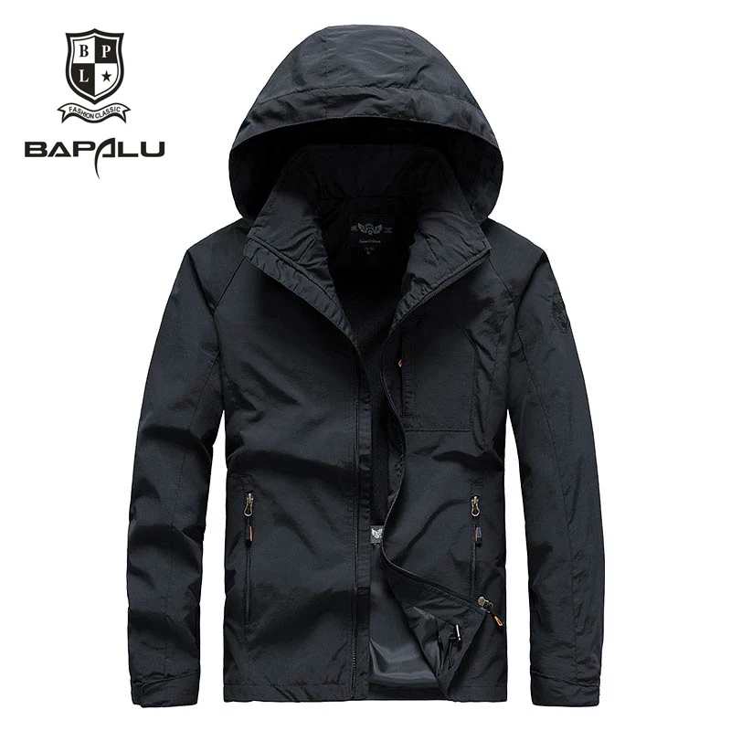 Aliexpress.com : Buy Spring Autumn Thin Jacket Men Solid