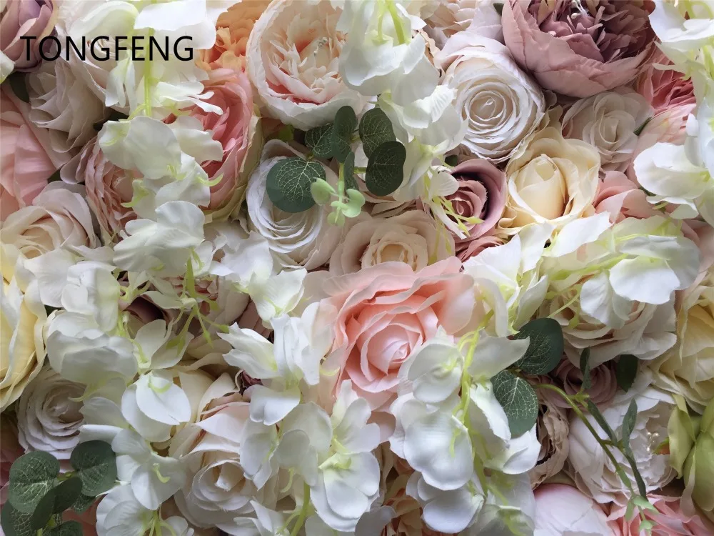 TONGFENG 10 шт./лот Mixcolor свадебный 3D цветок настенный бегунок Свадебная искусственная