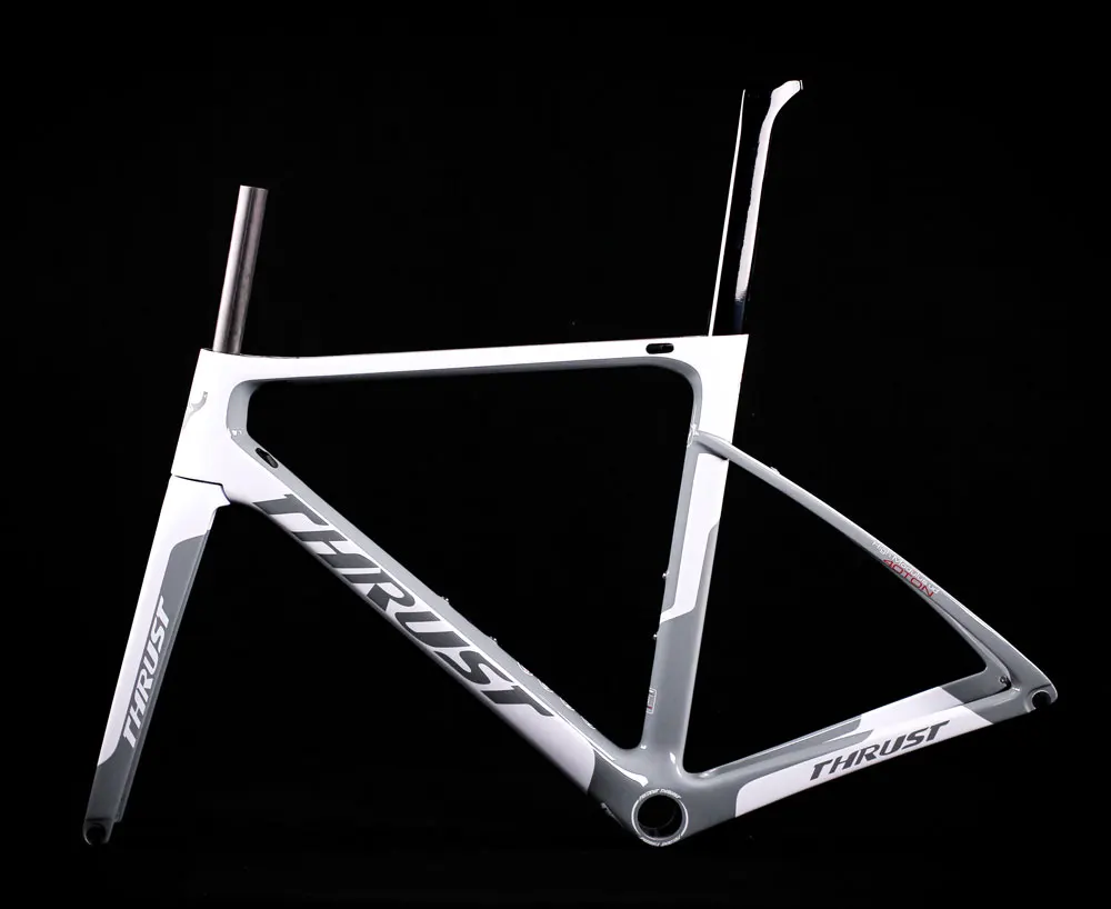 Дизайн, карбоновая рама для велосипеда, Ультралегкая, 950 г, рама для дорожного велосипеда PF30 BB30 BSA; углерод, рама для велосипеда XXS XS s m l, тяга - Цвет: Grey