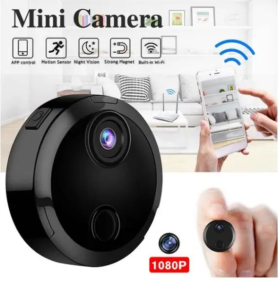 HYUCHON 1080P WiFi мини-камера HDQ15 IP Беспроводная камера для помещений/детский монитор для домашних животных/няня камера с детектором движения, ИК ночного видения