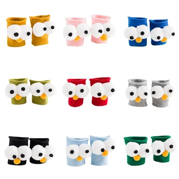 

Children floor socks infant socks winter sesame street coral fleece thermal piles of socks