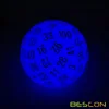 Bescon Glow in Dark Polyhedral Dice 100 Sides, Luminous D100 die, 100 Sided Cube, D100 Game Dice, Glowing 100-Sided Cube 2
