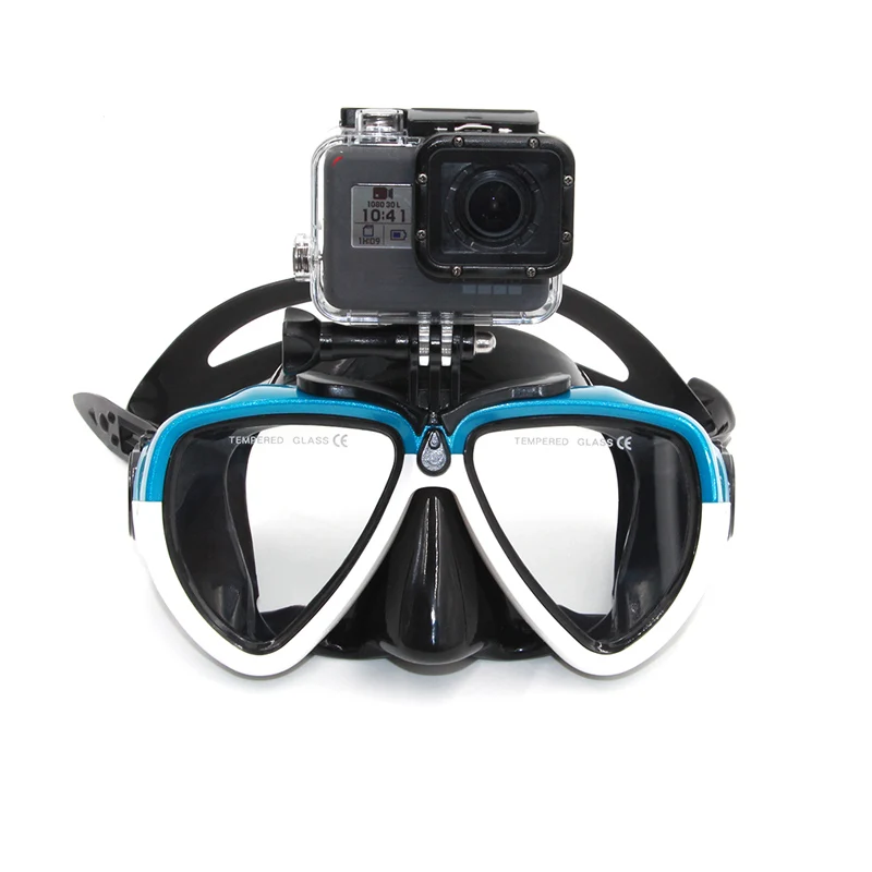 3 Colors Diving Mask Underwater Diving Glasses Anti-fog Adult Swimming Glasses with Detachable Mount For GoPro Xiaomi Yi1 Camera (14)