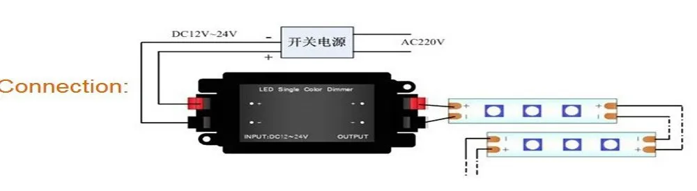 1CH светодиодный диммер DC12V 24 В 8A 20A 30A 3Key светодиодный Одноцветный контроллер диммеров с радиочастотным беспроводным пультом дистанционного управления для одноцветной светодиодной ленты