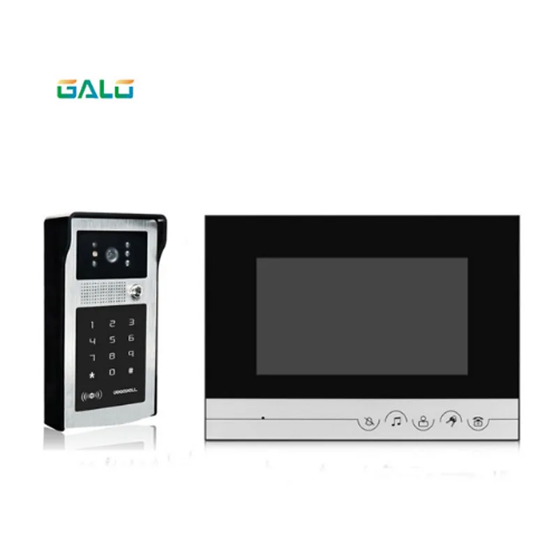 7 inch security building video door phone touch button doorbell with good night vision 7 inch security building video door phone touch button doorbell with good night vision