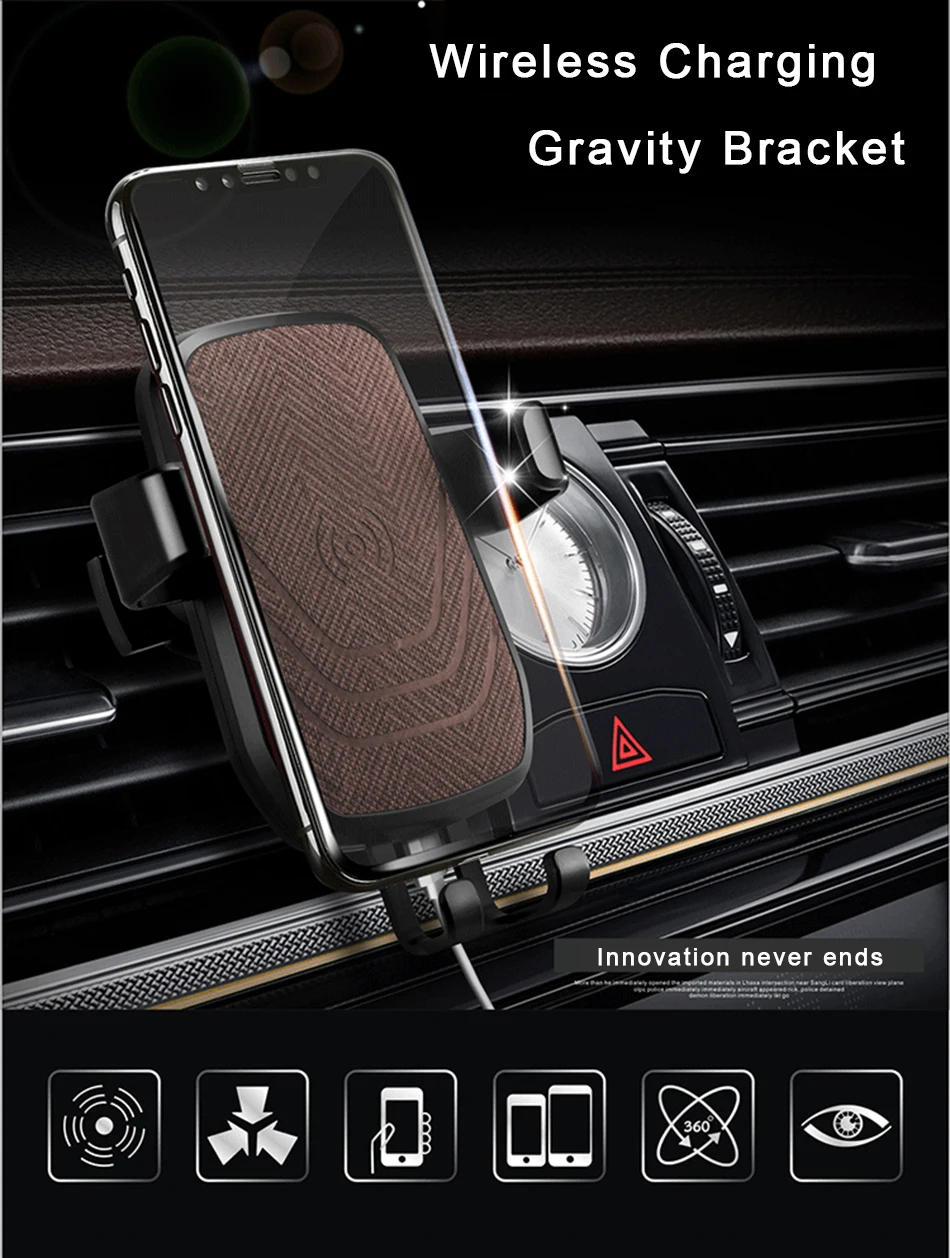 Car Mount Wireless Charger holder (1)