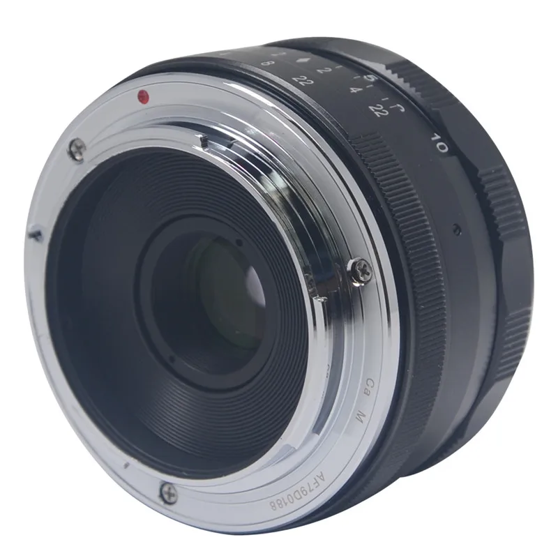 Mcoplus Meike 35 мм f1.7 Prime объектив с фиксированным ручным фокусом с большой апертурой для Canon EF-M крепление беззеркальных APS-C EOS камера M1 M2 M3