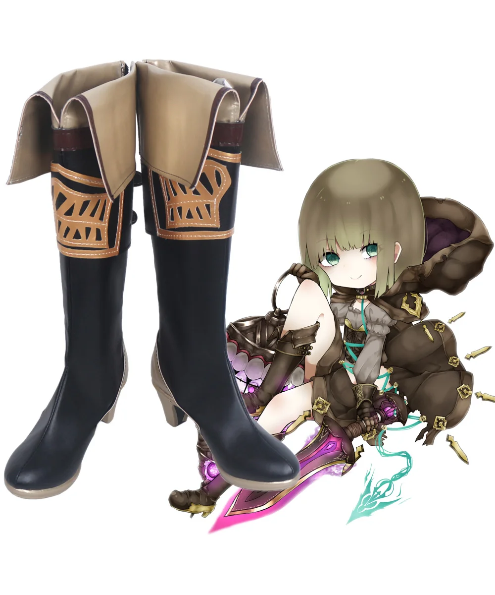 

SINoAlice Breaker Hansel Gretel Retro Cosplay Long Boots Shoes Custom Made