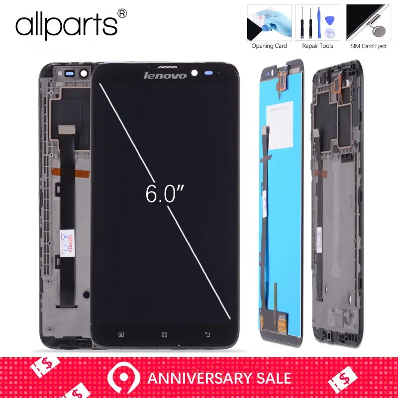 

No Dead Pixels Original IPS Display For Lenovo S939 LCD Display S939 LCD Display with Touch Screen Digitizer Replacement Parts