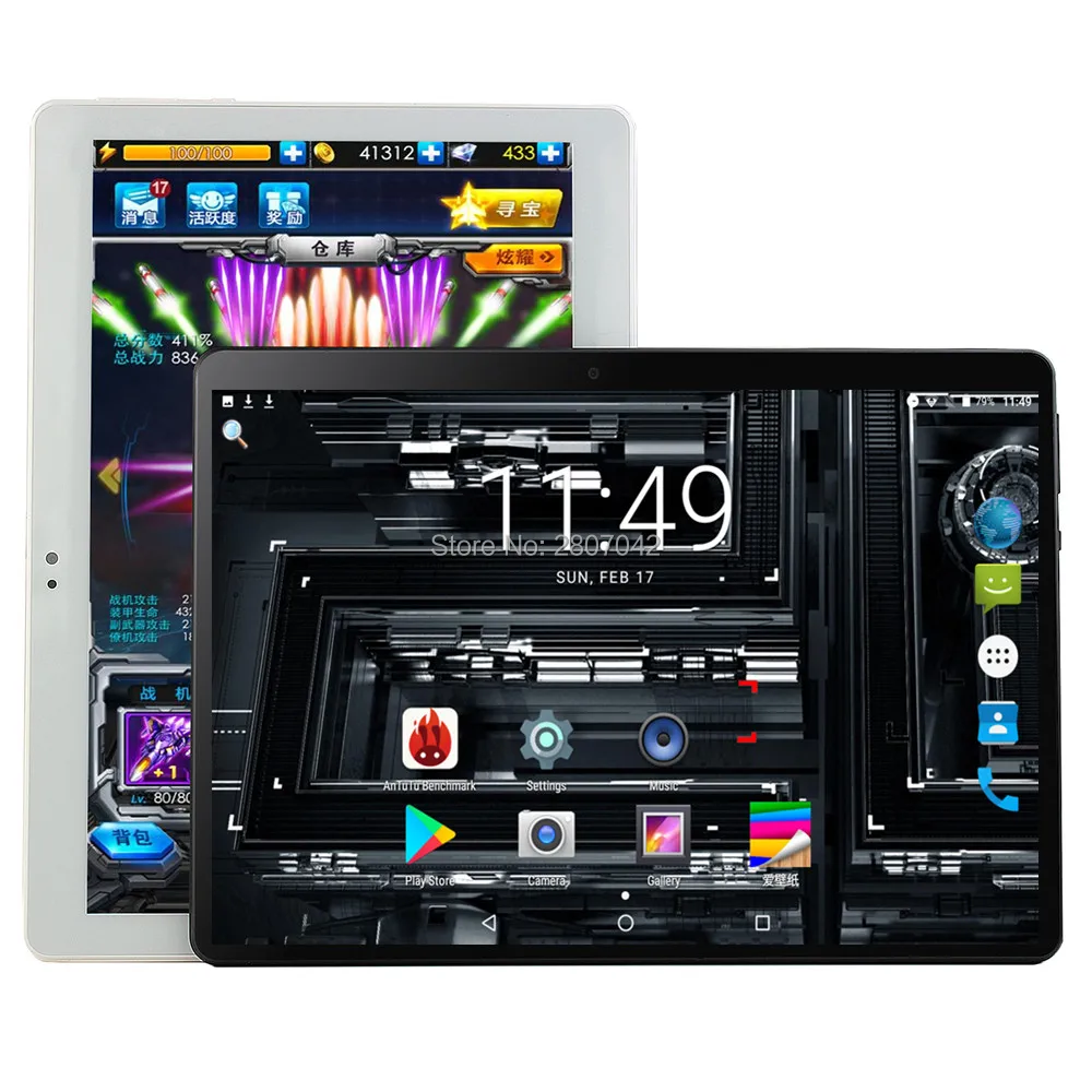 

Super Tablets 10 inch tablet Android 8.0 Octa Core 6GB RAM 128GB ROM 8 Cores 1280*800 IPS Screen Tablets 10.1 + Gift