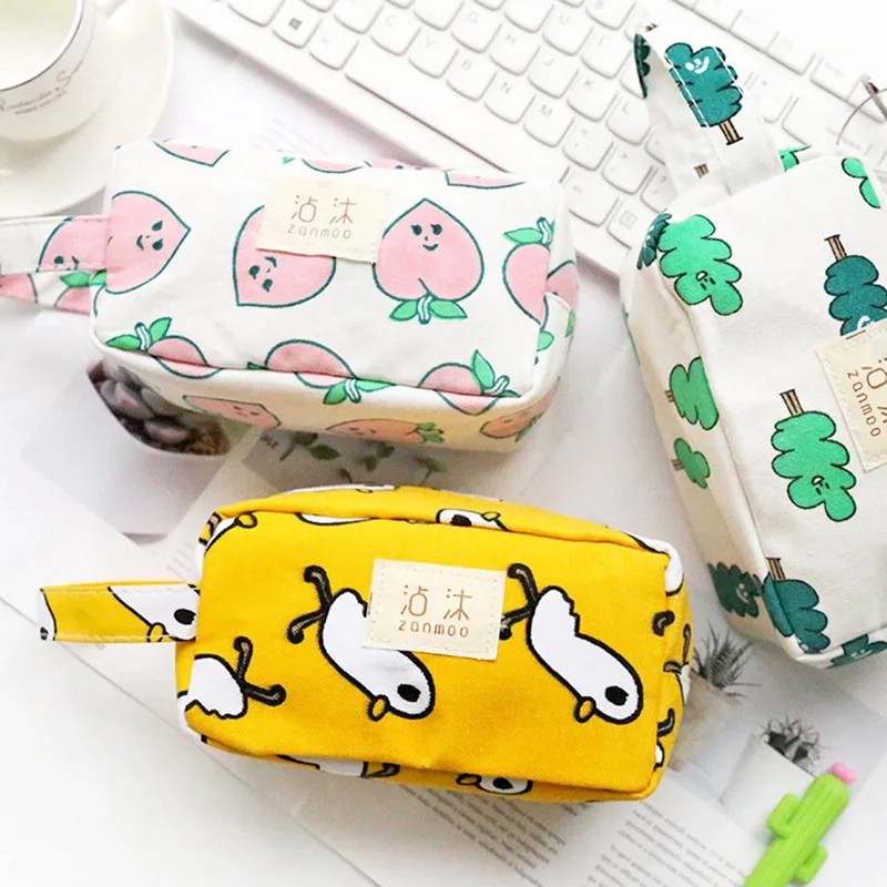 

Cute Large Capacity Pencil Case for girls Kawaii school pen bag box stationery pouch kids gift Office school Supplies Zakka