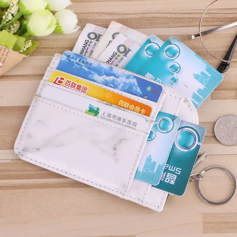 

Women Men ID Credit Card Holder Business Pocket Case Slim PU Leather Purse