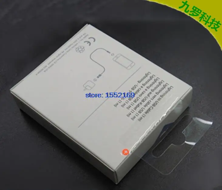 50pcs/2m 1:1 Original Qulaity OD 3.0mm USB Data Sync Charger Cable For ipad mini Air iPhone 6s 6 5c 5s With retail box For IOS9