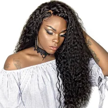 Lace Front Human Hair Wigs For Black Women Pre Plucked 250% Density Curly Brazilian Remy Hair Wig Bleached Knots Honey Queen