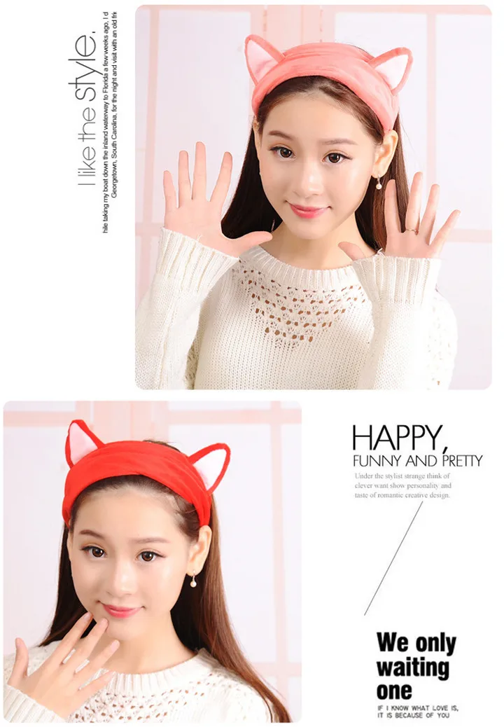 2  Bohemian Head Wrap Cat Ears Hair band Women Hair Accessories Lady Hairband Headwear Knot Baby Headband Girls Headband