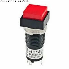 

[ZOB] Miniature push button switch KB-15SK square KB-15SKW01 bush mounting Japan nkk import switch --5PCS/LOT