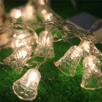 

Battery Powered String Light Lamp 3M 30 LED Xmas Bell Twinkle Lights Holiday Garden Decoration Lamp