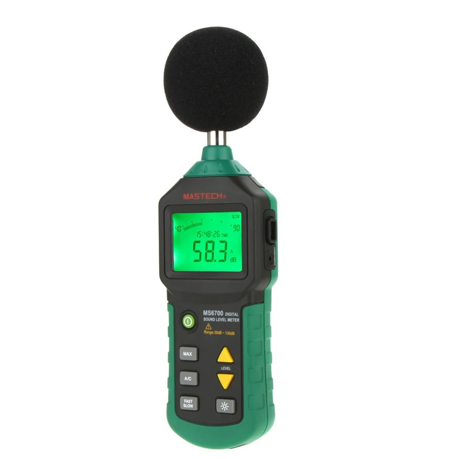 

MS6700 Digital 30dB ~ 130dB Anolog bar indicator Sound Level Meter