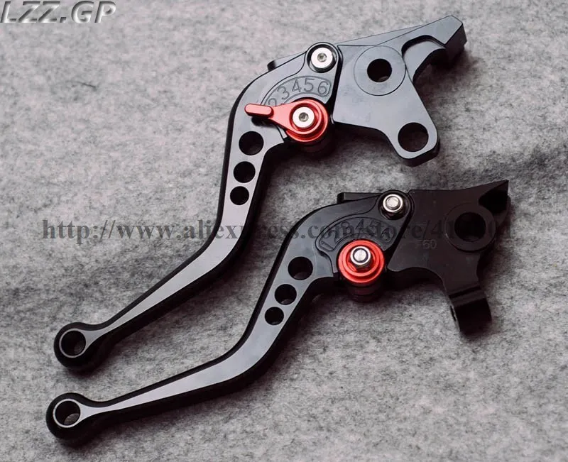 Короткий размер Пара ЧПУ сцепные рычаги для Ducati Streetfighter 848 streetfighter848 2012-2014 2013 Синий