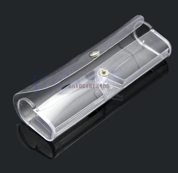 

1PC Sunglasses Box Reading Glass Durable White Transparent Button Eyeglasses Box OPP Glass Case Eyewear Holder for Presbyopic