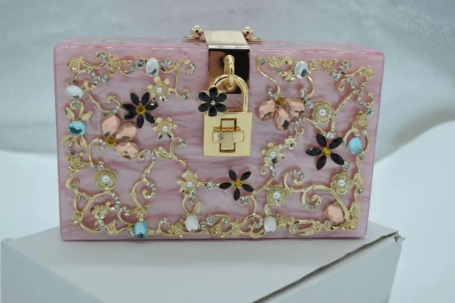 Evening bag Luxury high quality diamond carved hollow lock acrylic suede ladies party Clutch handbag shoulder bag flap purse Evening bag Luxury high quality diamond carved hollow lock acrylic suede ladies party Clutch handbag shoulder bag flap purse
