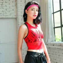 Летний топ для йоги без рукавов, сексуальная Спортивная футболка с сеткой, открытая быстросохнущая одежда для фитнеса, Спортивная футболка для тренажерного зала и бега, йога C1669